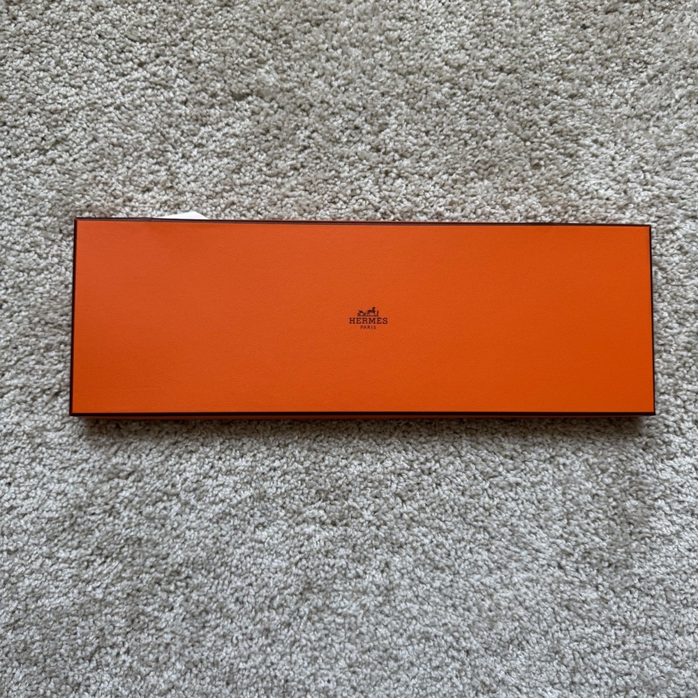Hermès Orange Tie Box
